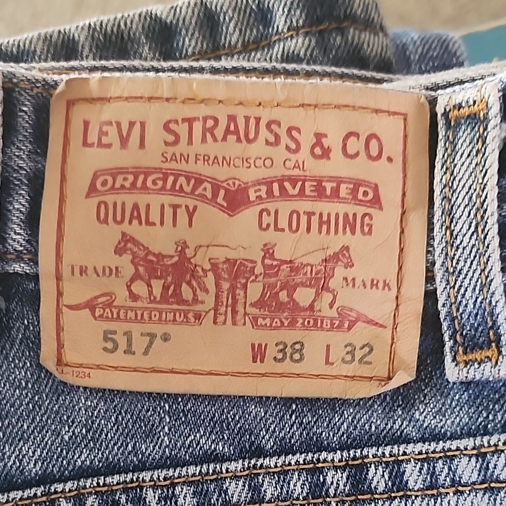Men,s LEVI jeans, Bootcut, Vintage Style